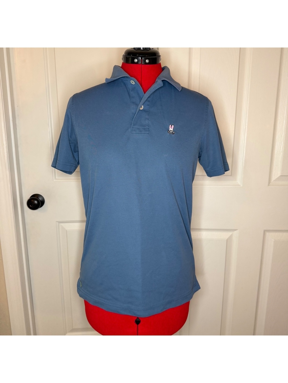Psycho Bunny Blue Short Sleeve Polo Shirt Men’s Sz 3 / XS